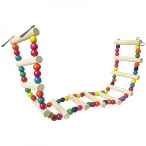 Juguete Columpio para Pájaros en Forma de Escalera Grande