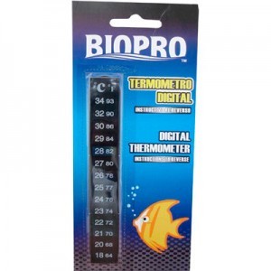 Termómetro Adherible al Vidrio para Acuario o Terrario