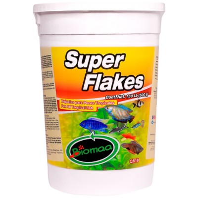 Alimento para Peces Tropicales Super Flakes 500 Gramos