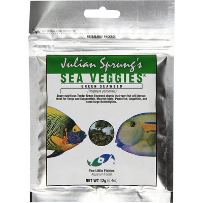 Alimento para Peces Alga Verde importado Sea Veggies 12 Gr.