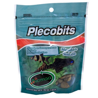 Alimento para Peces de Fondo Plecobits 100 Gramos