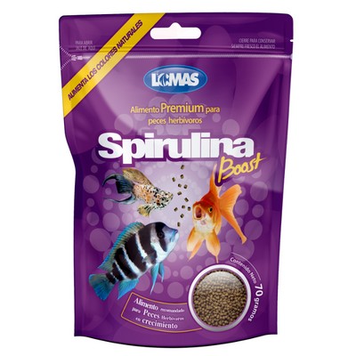 Alimento para Peces Herbivoros Spirulina Boost 70 Gramos