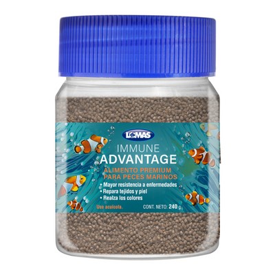 Alimento para Peces Marinos con AJO 240 Gramos