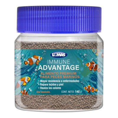 Alimento para Peces Marinos con AJO 140 Gramos