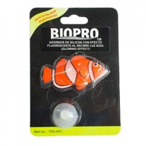 Adorno para pecera o acuario Pez Payaso Fluorescente BP2139