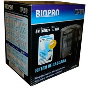 Filtro de Cascada 600 Litros por Hora 8 Watts.