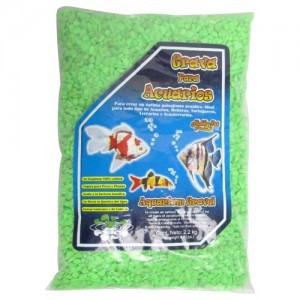 GRAVA 2.2 KG.VERDE FLUOR.