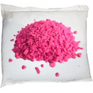 GRAVA 20 KG.ROSA FLUOR.
