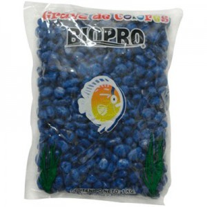 GRAVA CHICLE AZUL 1 KG.