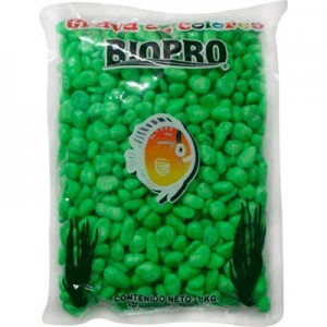 GRAVA CHICLE VERDE 1 KG.