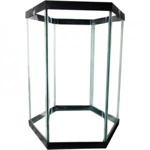 PECERA HEXAGONAL CH 40 CM.