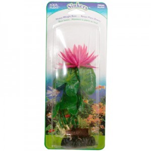 Planta de Plastico Lily Roja 18 Cm.