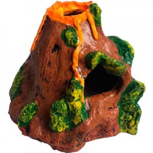 VOLCAN VEGETACION 17X17X22 CM.