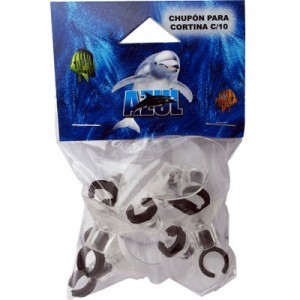 Ventosa o Chupon para Cortina Aireadora 10 Piezas