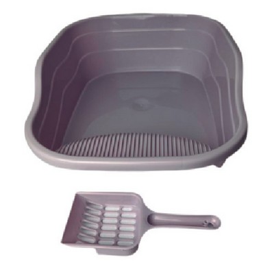 Arenero para Gatos con Pala 48 X 35 X 15 Centimetros