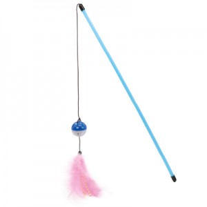 JUG.P/GATOS PELOTA/PLUMAS 40 CM.